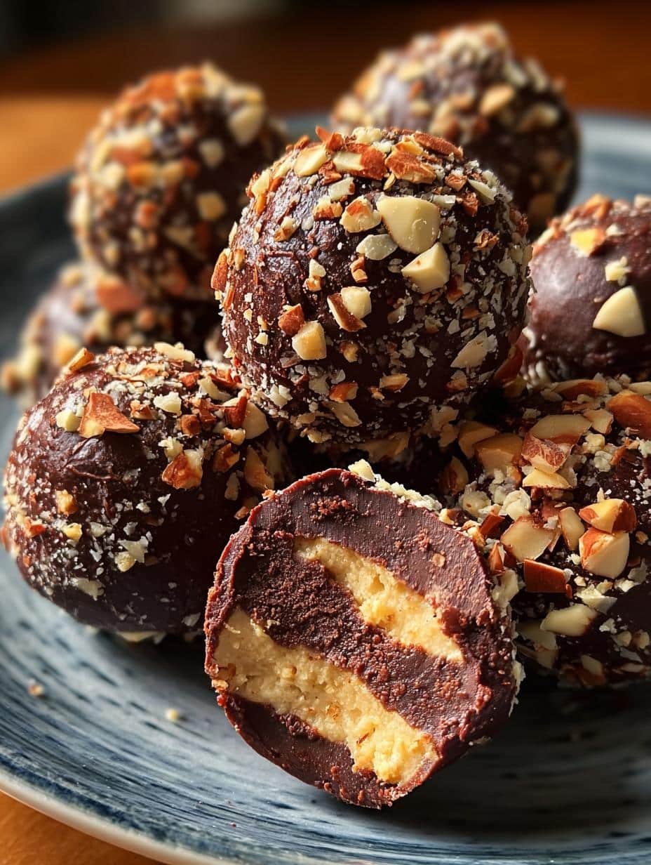 Healthy Chocolate Chickpea Truffles