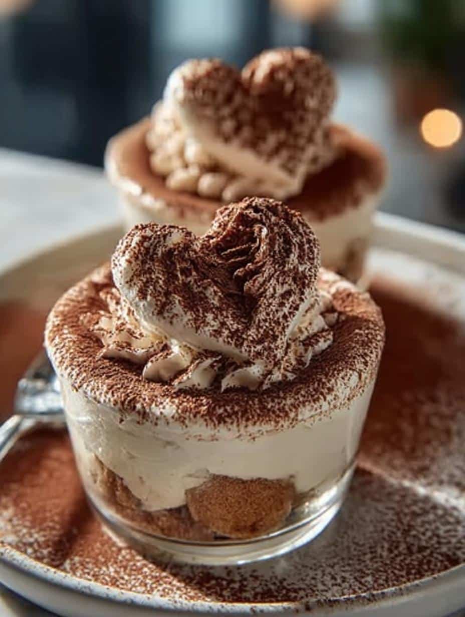 Heart Shaped Tiramisu Cups: 7 Romantic Dessert Ideas - Heart Shaped Tiramisu Cups - main visual representation
