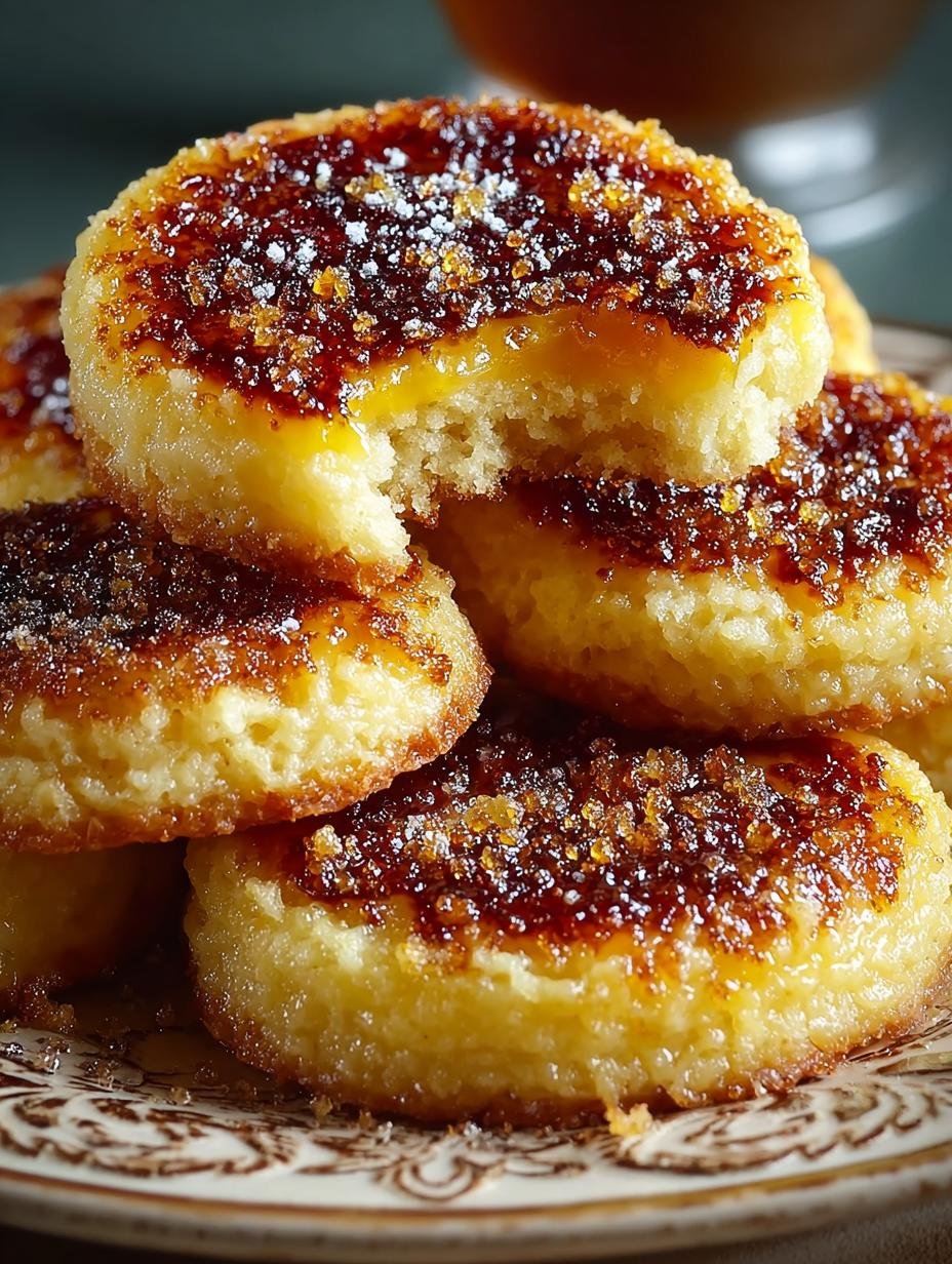 Irresistible Creme Brulee Cookies: 24 Decadent Treats - Irresistible Creme Brulee Cookies - additional detail