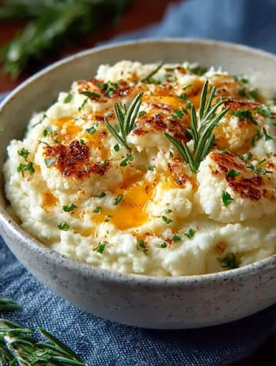 Keto Mashed Cauliflower