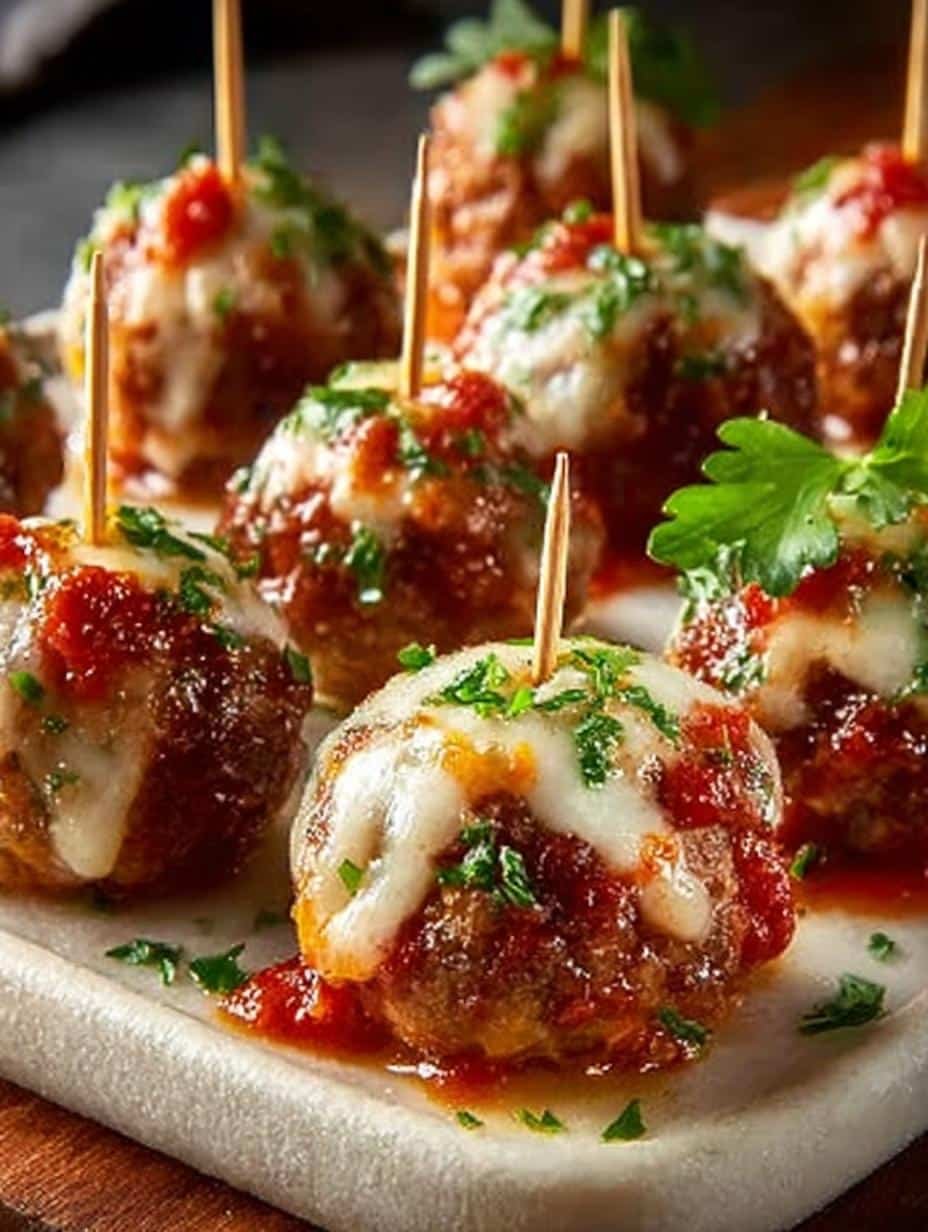 Delicious Mini Meatball Marinara Bites for Every Occasion - Mini Meatball Marinara Bites - additional detail