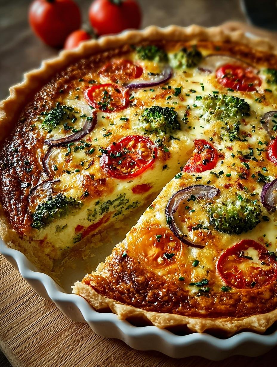 Delicious Mixed Vegetable Quiche Recipe to Cherish - Mixed Vegetable Quiche - main visual representation