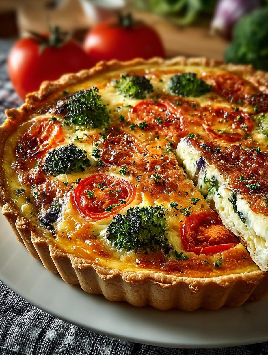 Mixed Vegetable Quiche