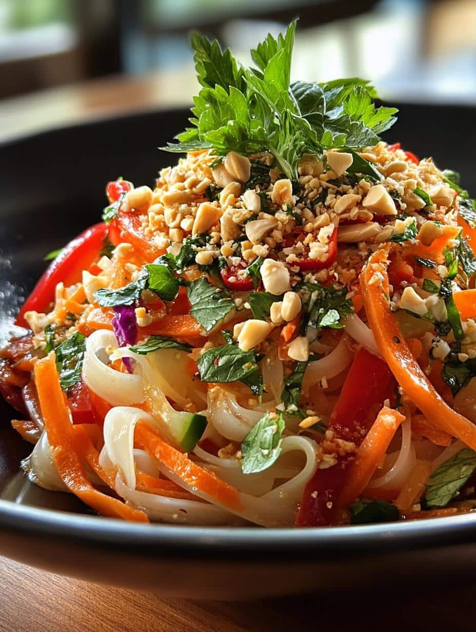 Delicious Pad Thai Cafe Salad for a Fresh Lunch - Pad Thai Cafe - main visual representation