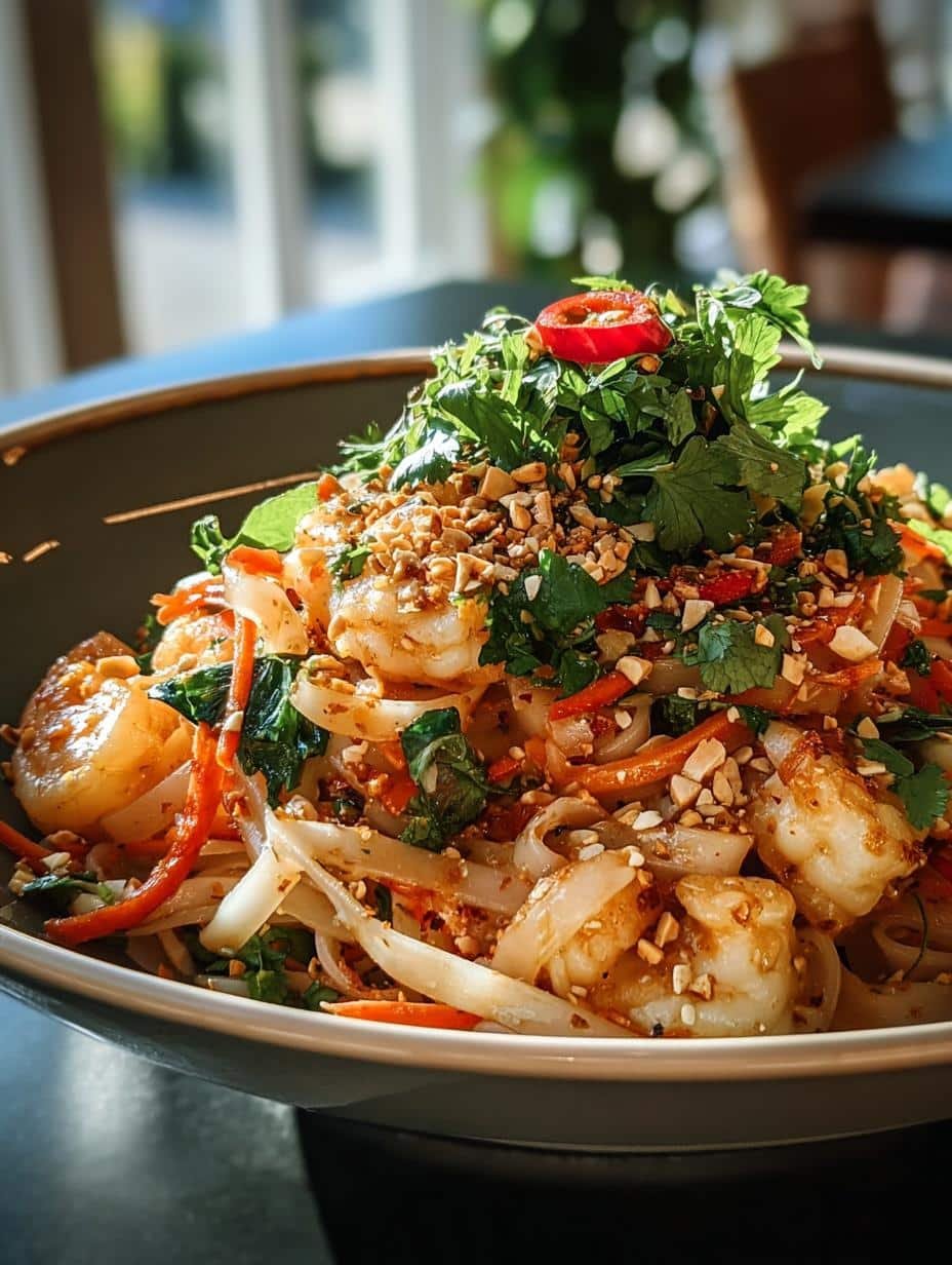 Delicious Pad Thai Cafe Salad for a Fresh Lunch - Pad Thai Cafe - additional detail