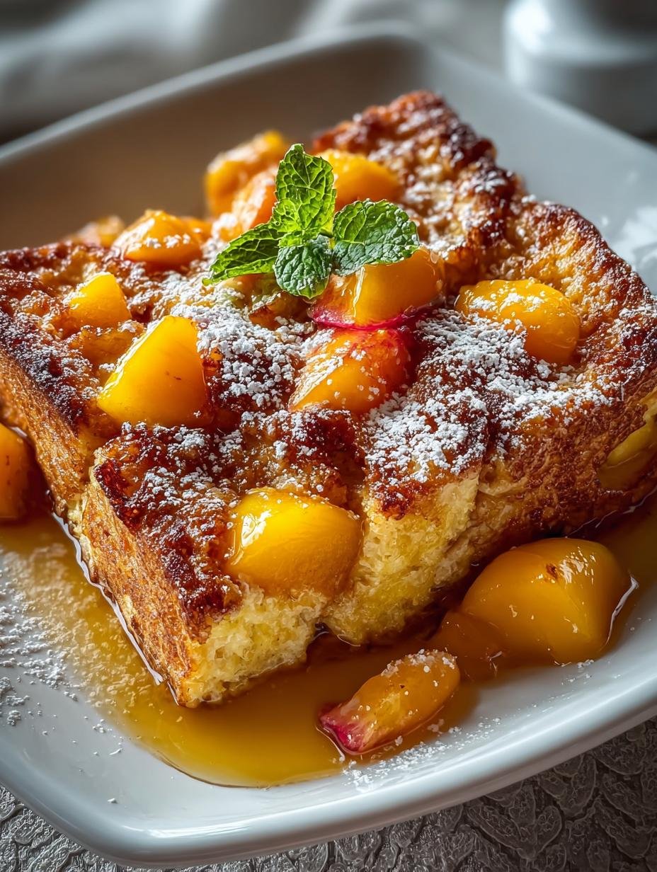 Peach Cobbler French Toast: 10 Decadent Recipes to Try - Peach Cobbler French Toast - main visual representation