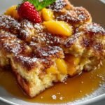 Peach Cobbler French Toast