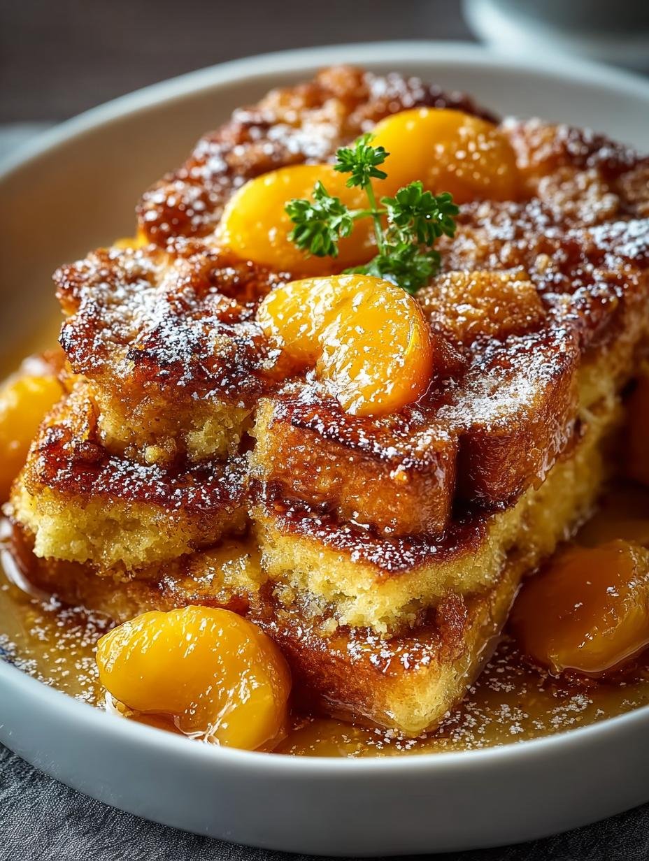 Peach Cobbler French Toast: 10 Decadent Recipes to Try - Peach Cobbler French Toast - additional detail