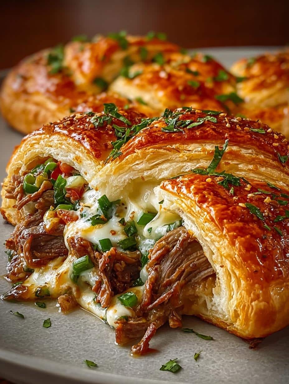 Philly Cheese Steak Crescent