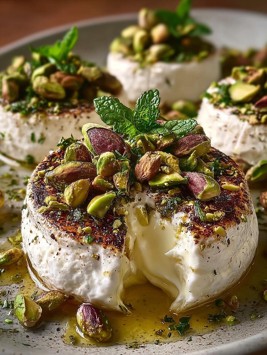Pistachio Cream Goat Cheese: 12 Irresistible Appetizers - Pistachio Cream Goat Cheese - additional detail