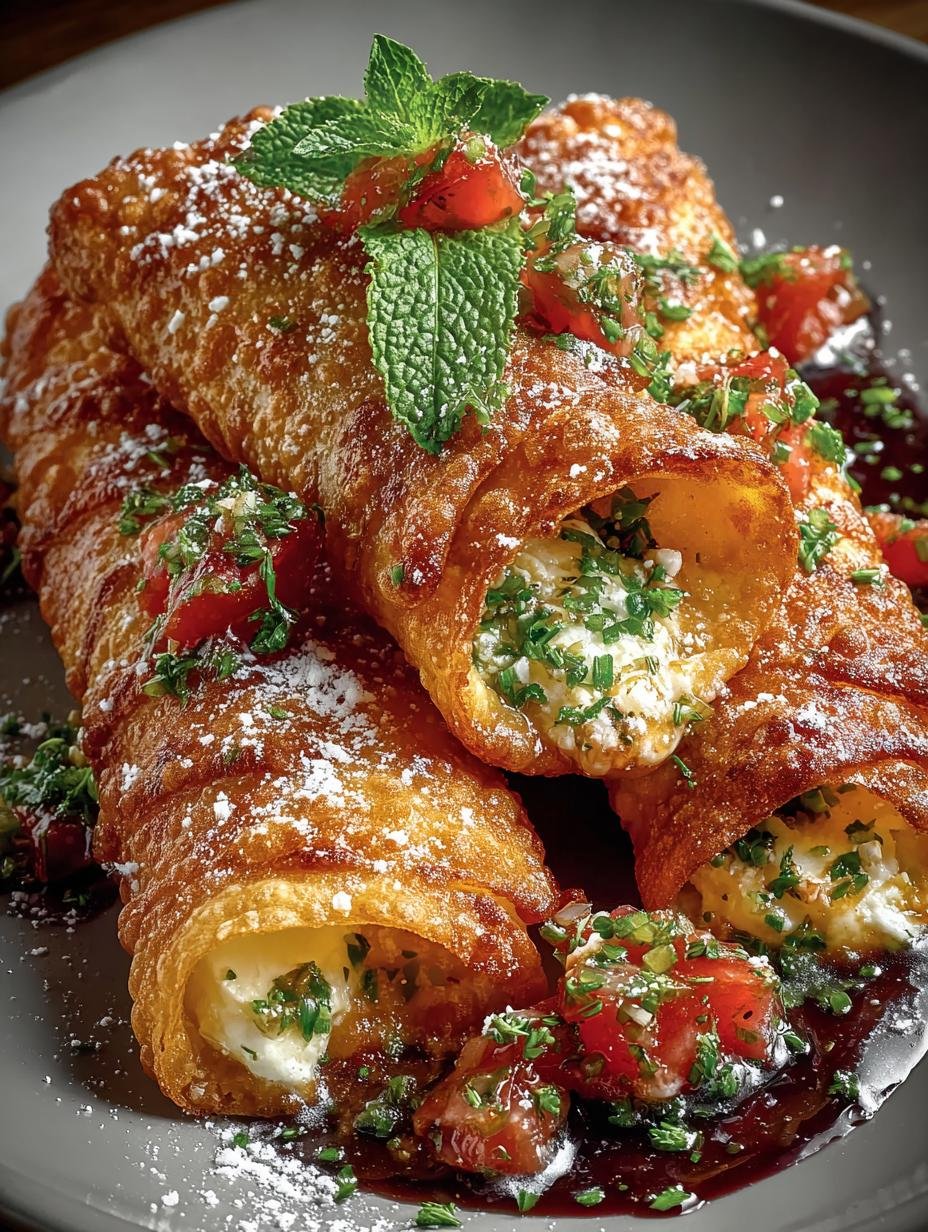 Delicious Potato Cannoli with Salsa Recipe - Potato Cannoli with Salsa - additional detail