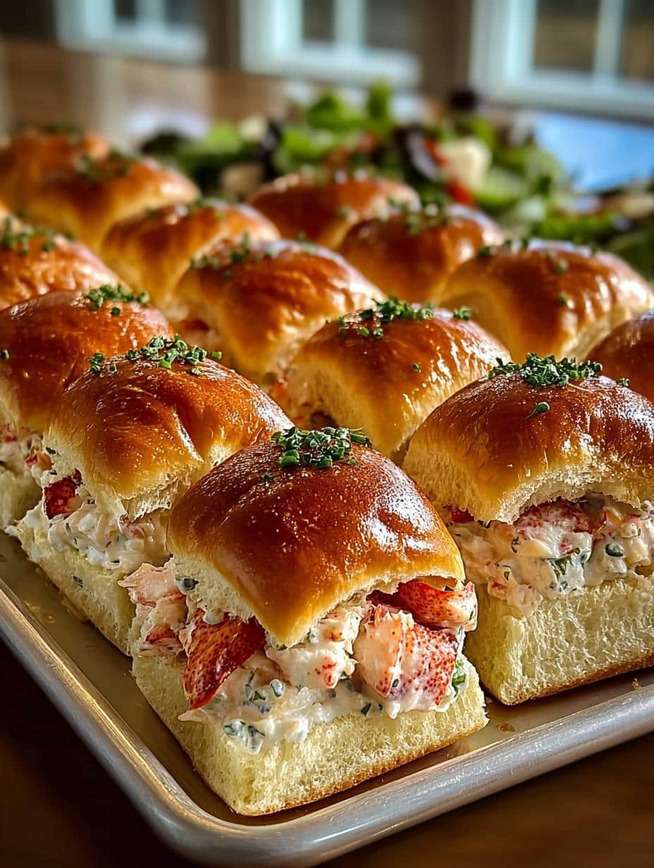 Pull Apart Lobster Sliders: 12 Indulgent Party Treats - Pull Apart Lobster Sliders - additional detail