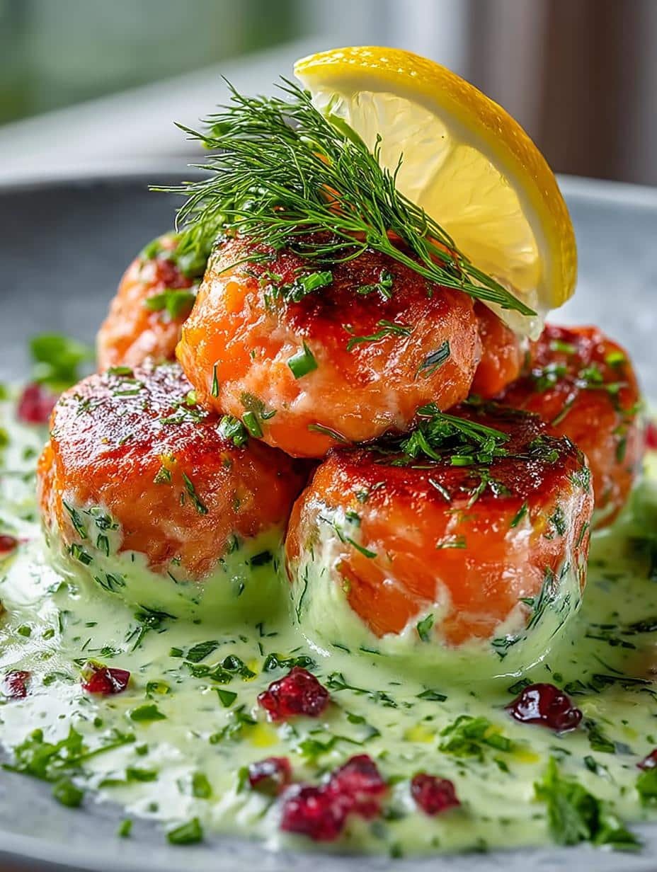 Salmon Balls Avocado Sauce: A Delightful Fusion Twist - Salmon Balls Avocado Sauce - additional detail