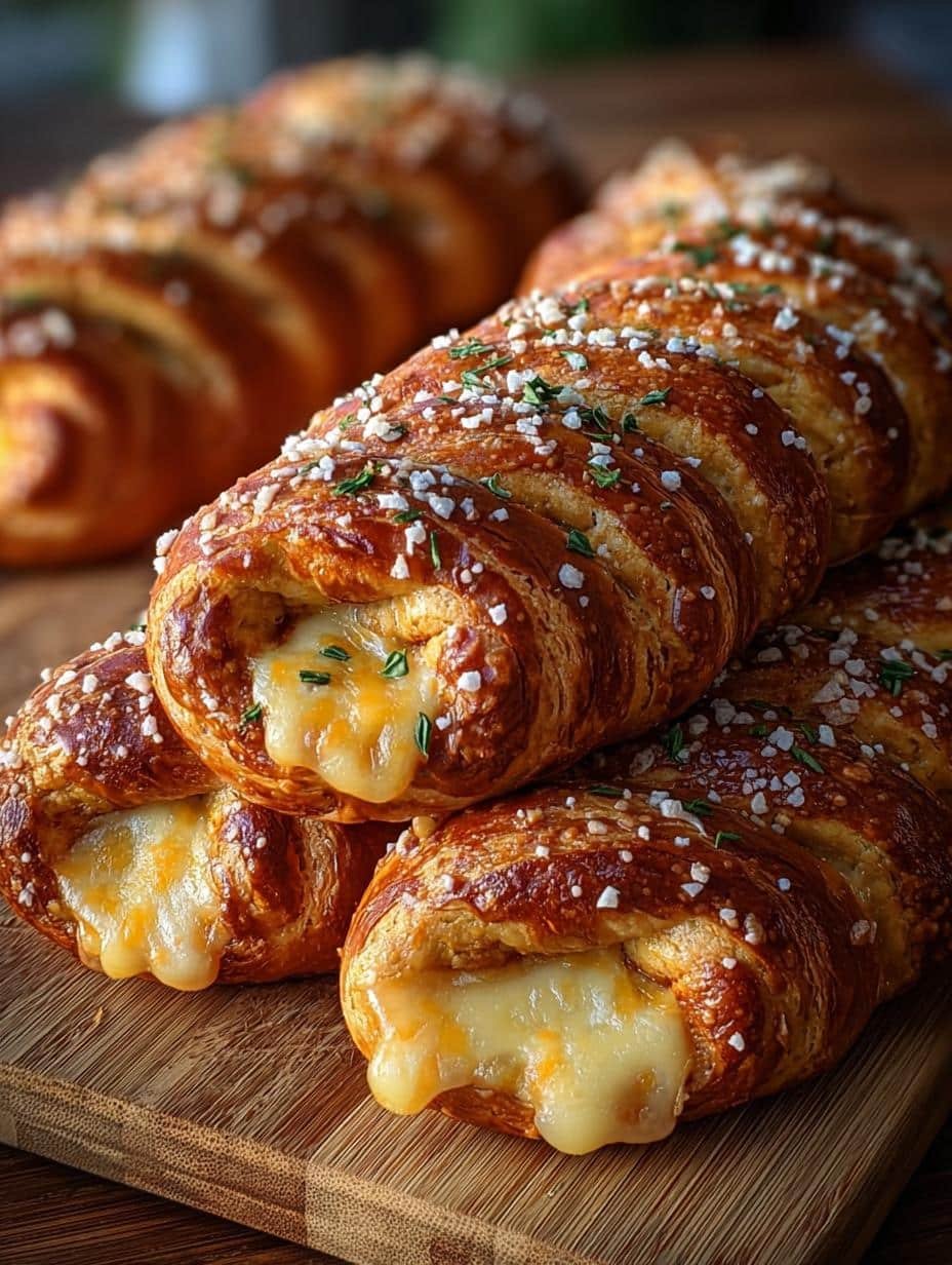 Soft Baked Cheesy Pretzel: 8 Delicious Variations - Soft Baked Cheesy Pretzel - additional detail