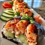 Spicy Shrimp Sushi Hand