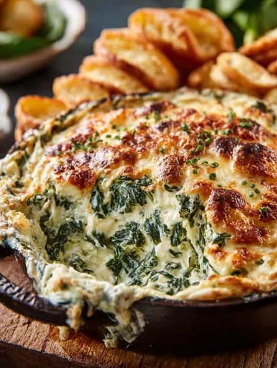 Spinach Artichoke Dip: 7 Irresistible Ways to Enjoy This Classic - Spinach Artichoke Dip - additional detail