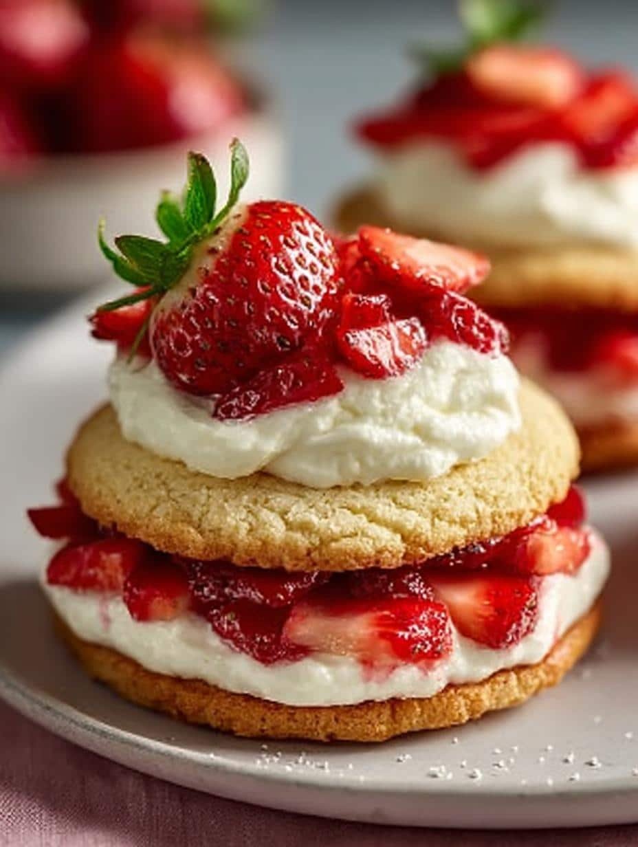 Delicious Strawberry Shortcake Cookies You Must Try - Strawberry Shortcake Cookies - additional detail