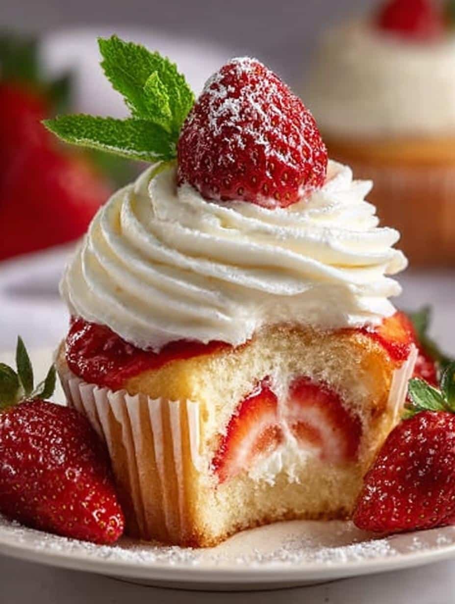 Strawberry Shortcake Cupcakes Incredible