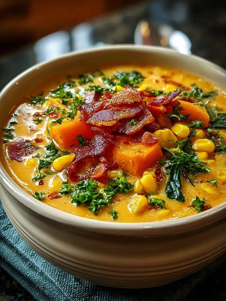 Sweet Potato Corn Chowder