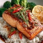 Teriyaki Salmon with Rice