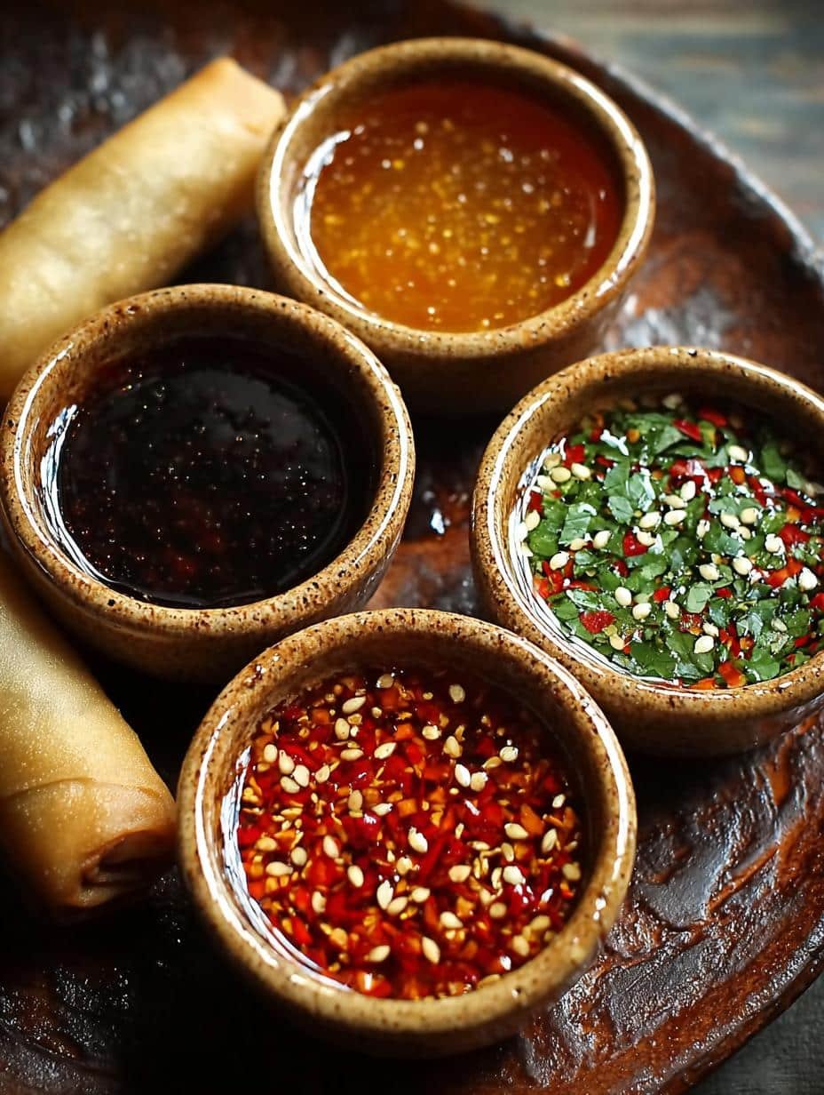 Trio Asian Dipping Sauces for Unforgettable Flavor - Trio Asian Dipping Sauces - main visual representation