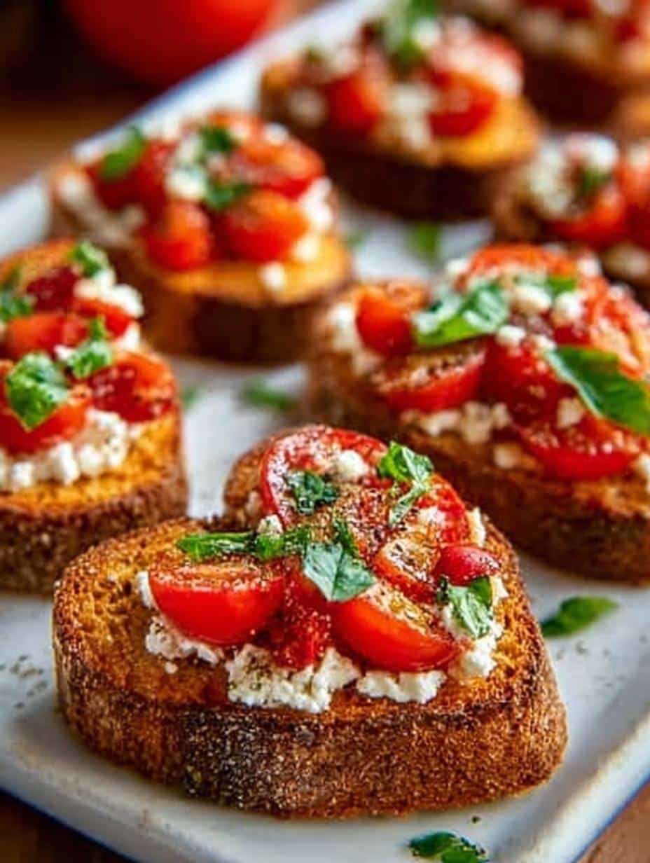 Valentine Bruschetta Bites Incredible for Romance - Valentine Bruschetta Bites Incredible - main visual representation