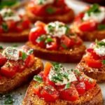 Valentine Bruschetta Bites Incredible