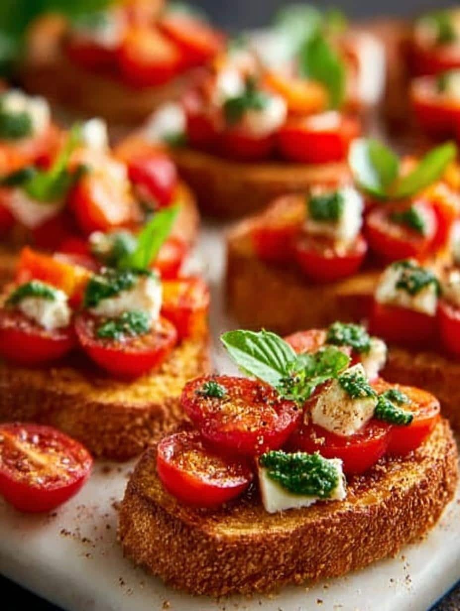 Valentine Bruschetta Bites Incredible for Romance - Valentine Bruschetta Bites Incredible - additional detail