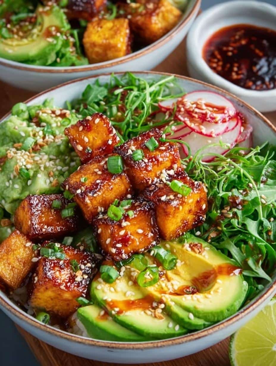 Vegan Tofu Poke Bowl