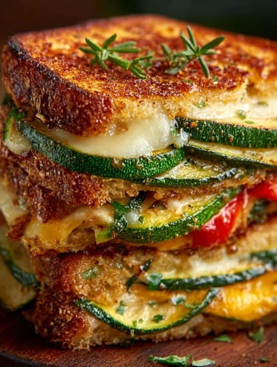 Zucchini Grilled Cheese Incredible