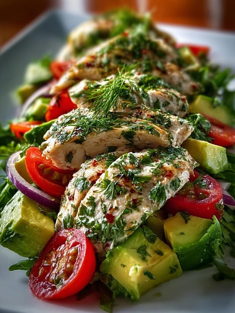 Avocado Herb Chicken Salad