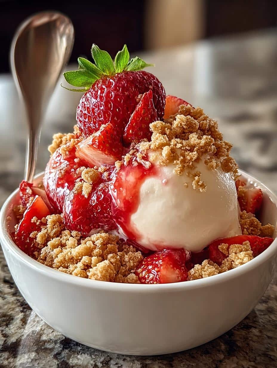 Bake Strawberry Crunch Topping
