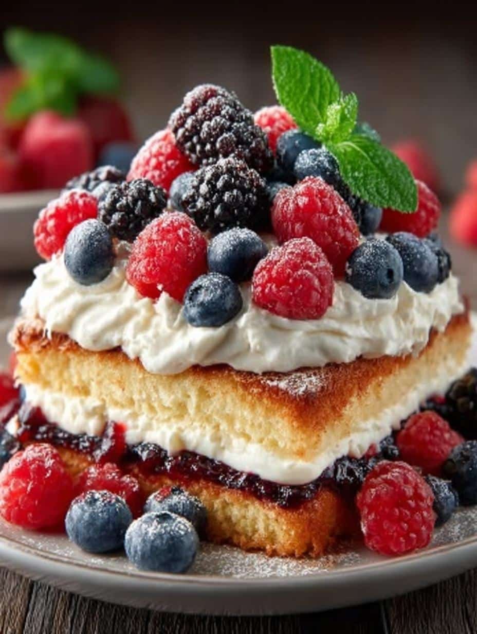 Berry Bliss Sheet Cake