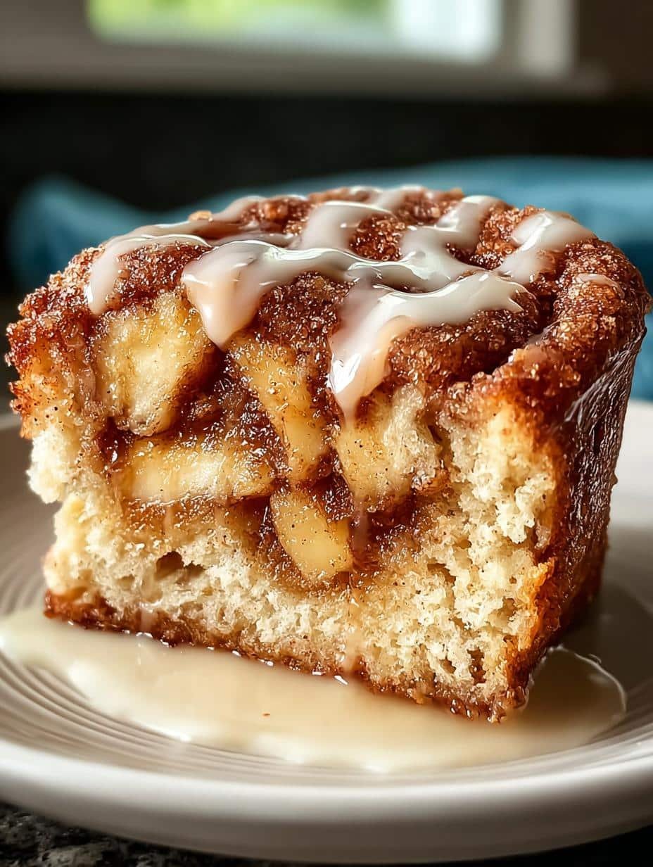 Cinnamon Swirl Apple Fritter