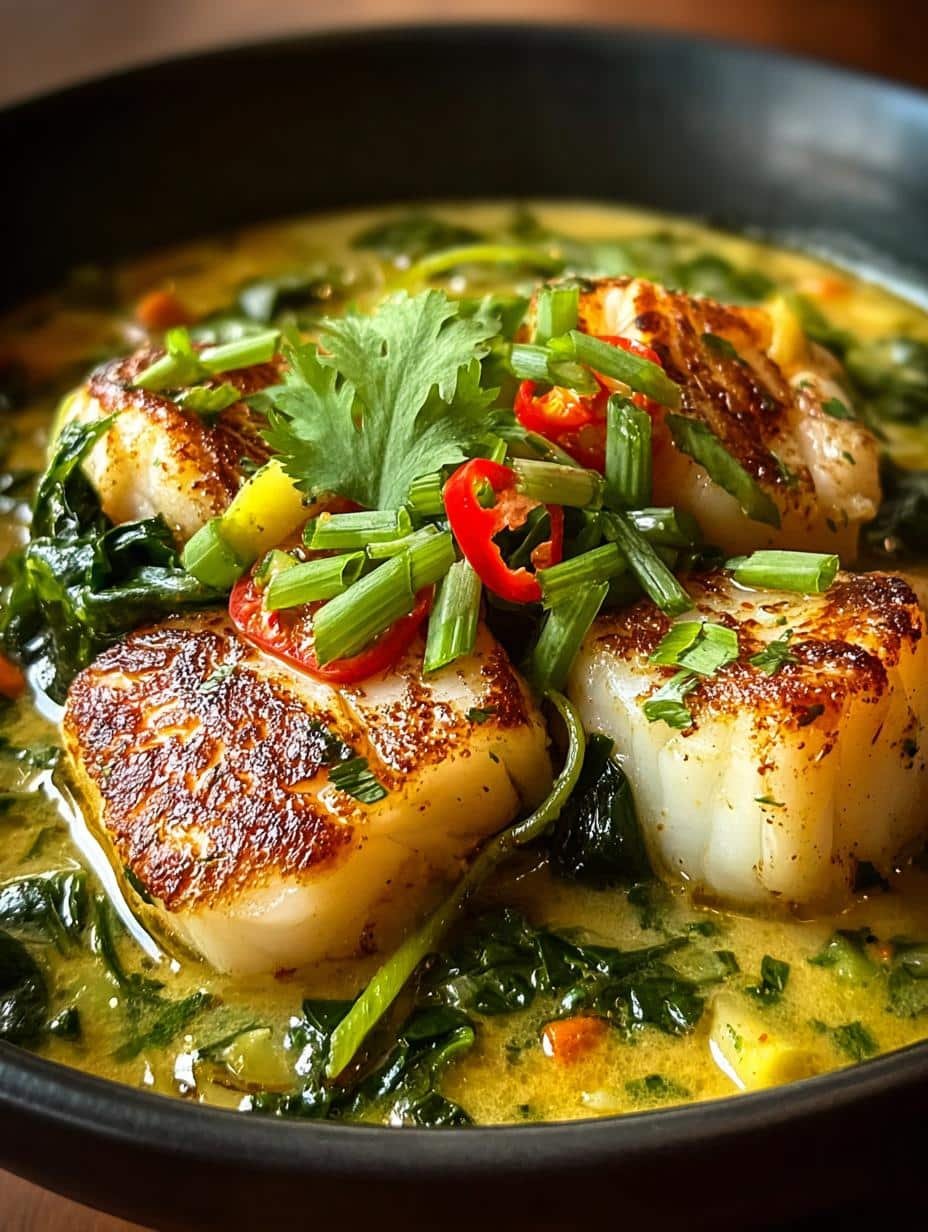 Coconut Fish Stew with Ginger: 7 Cozy Nights Recipe - Coconut Fish Stew with - additional detail