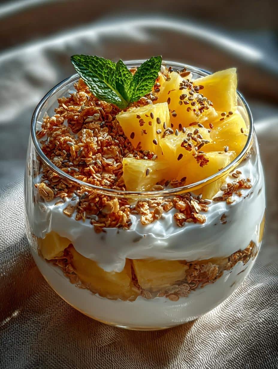 Cottage Cheese Pineapple Granola