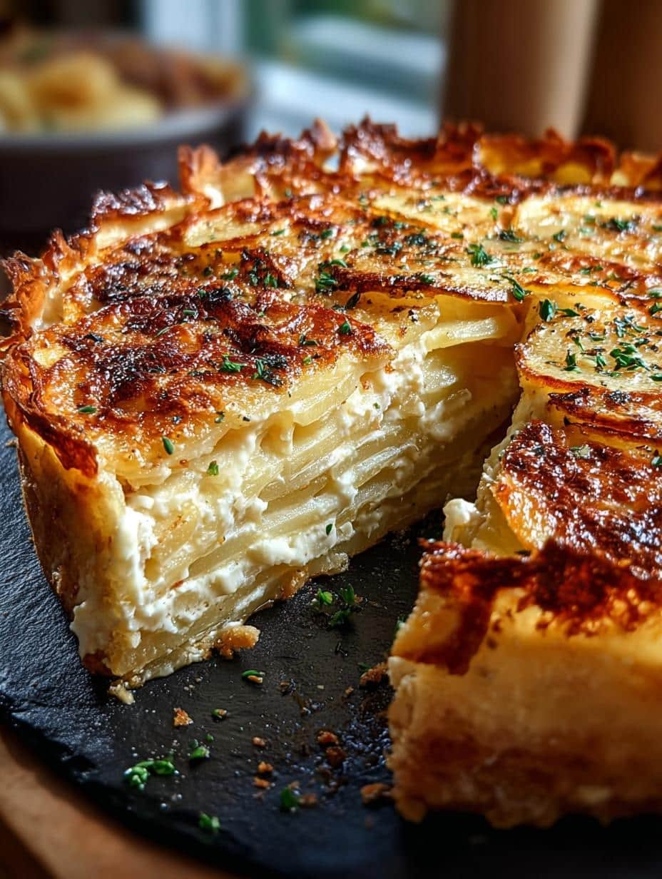 Creamy Cheese Potato Pie: 7 Irresistible Comfort Food Recipes - Creamy Cheese Potato Pie - main visual representation