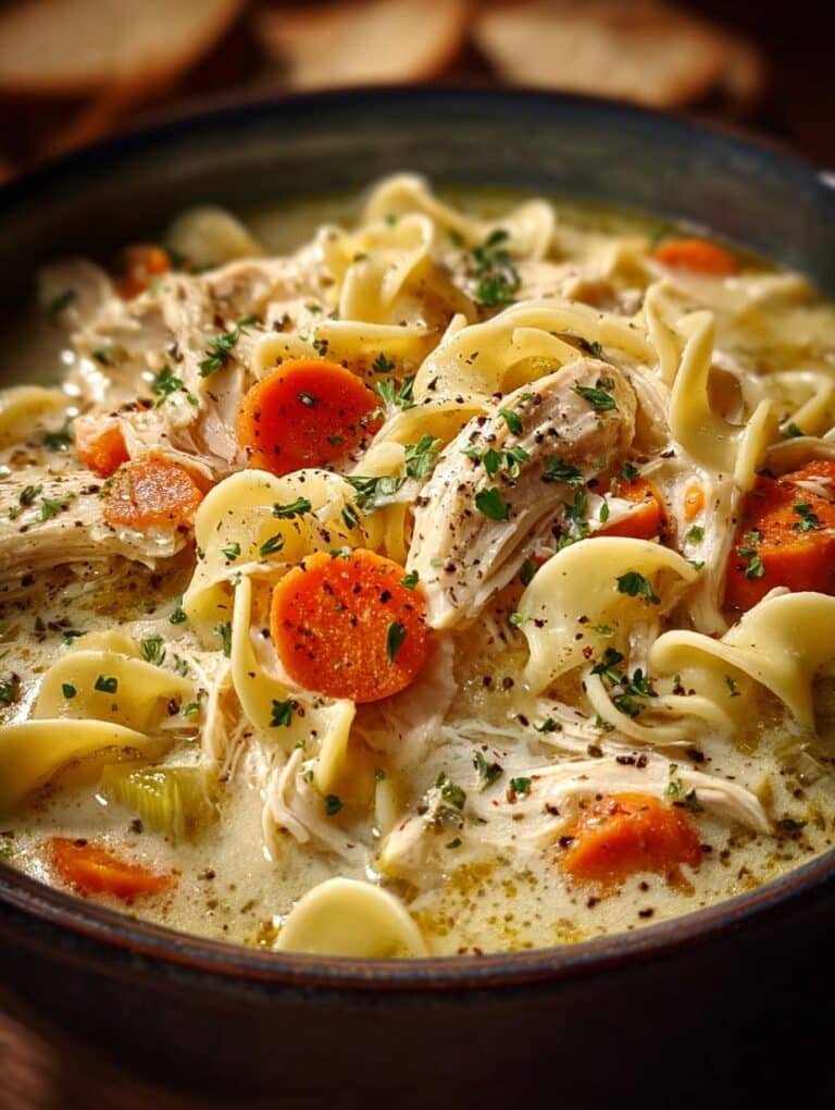 Creamy Chicken Noodle Soup