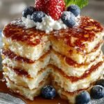 Fluffy Cottage Cheese Pancakes