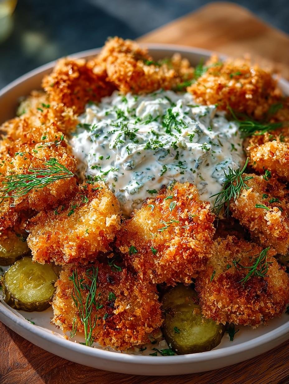 Delicious Fried Pickle Ranch Dip Recipe You’ll Love - Fried Pickle Ranch Dip - additional detail