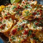 Garlic Parmesan Potato Nachos