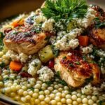 Greek Chicken Pearl Couscous