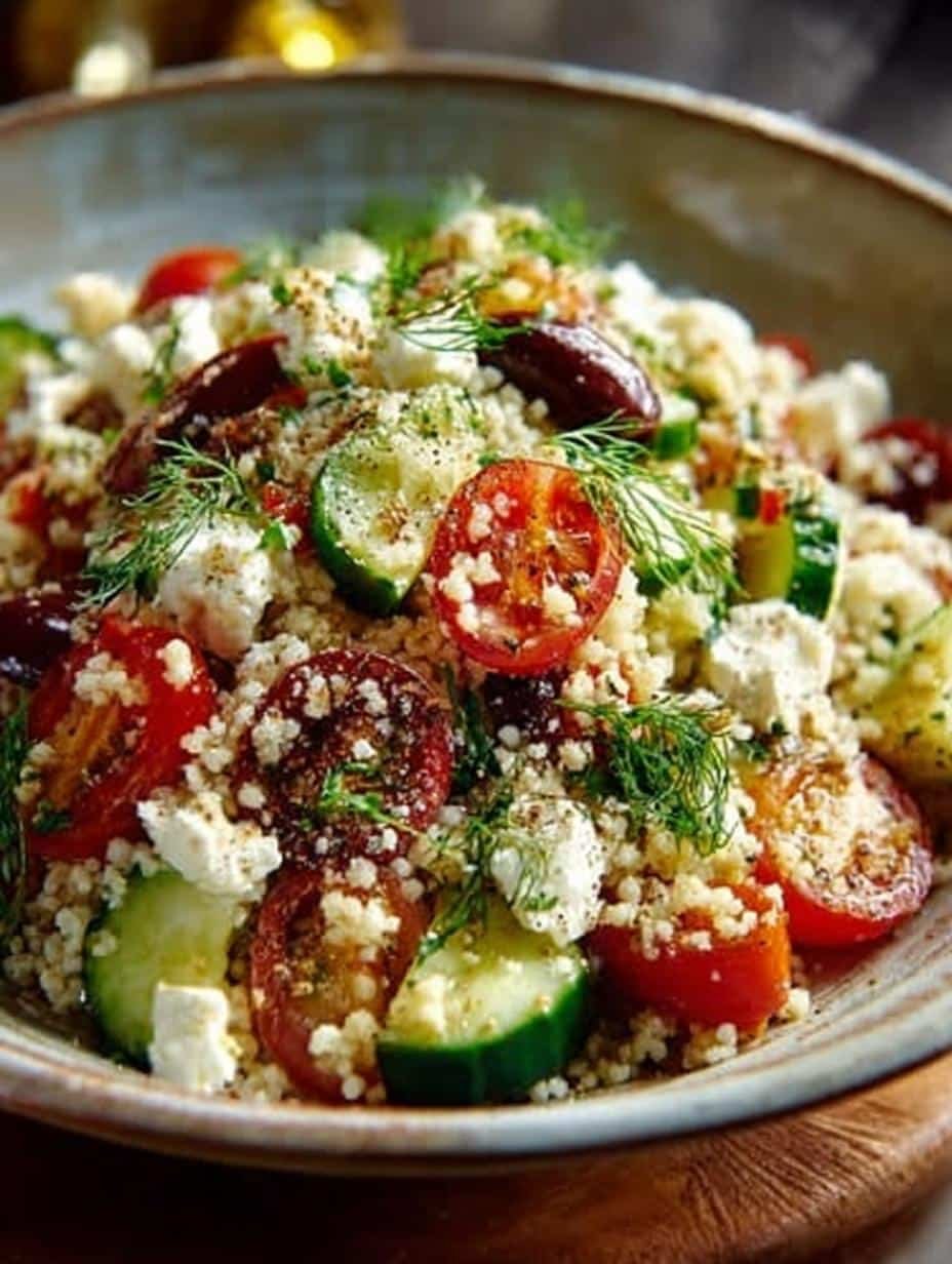 Greek Couscous Salad Incredible
