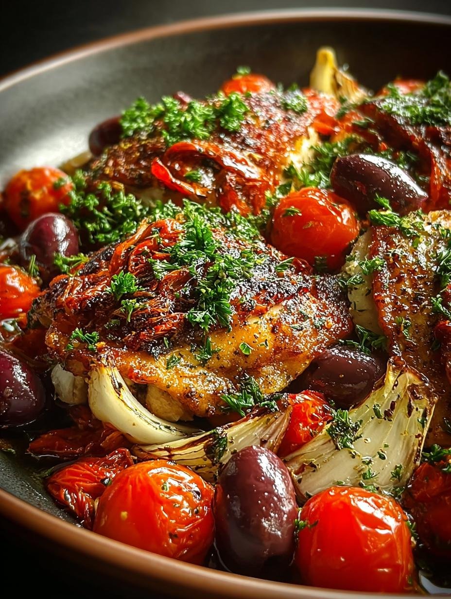 One Pan Mediterranean Chicken