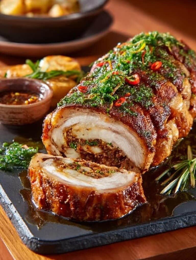 Porchetta with Lemongrass Lime