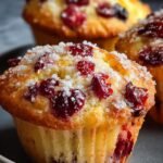 Ricotta Cranberry Orange Muffins