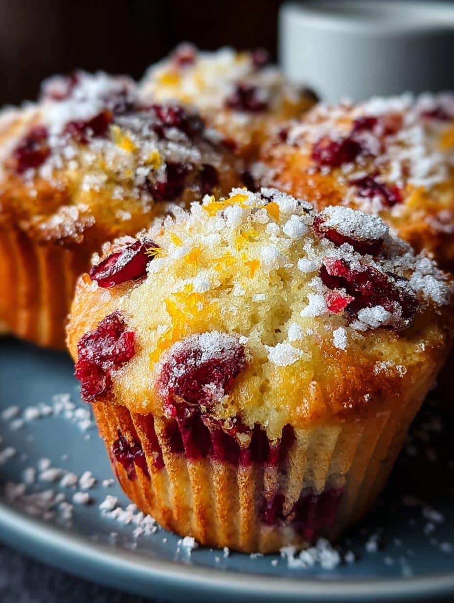 Ricotta Cranberry Orange Muffins: 12 Delightful Recipes - Ricotta Cranberry Orange Muffins - additional detail