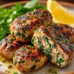 Savory Turkey Spinach Sausages