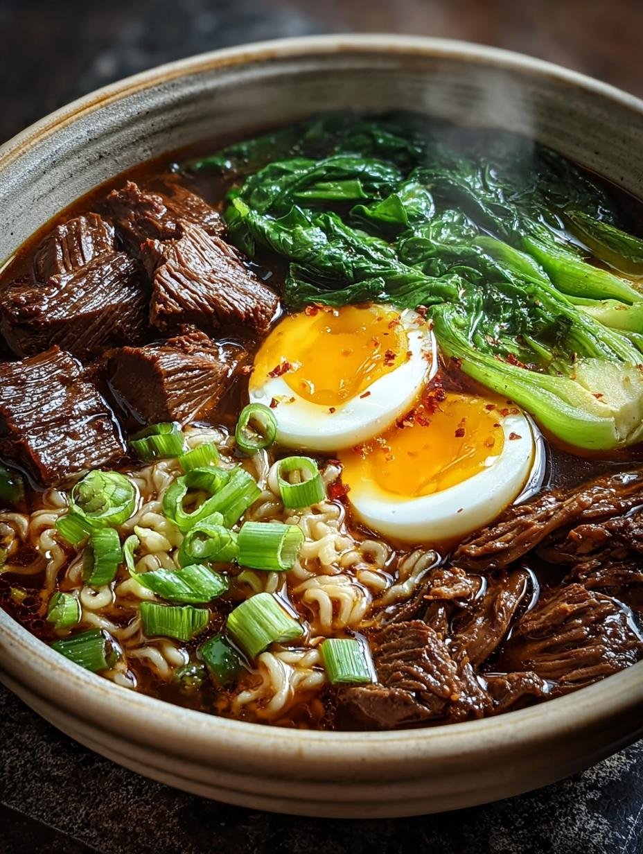 Slow Cooker Beef Ramen: A Comforting Meal in 8 Hours - Slow Cooker Beef Ramen - main visual representation